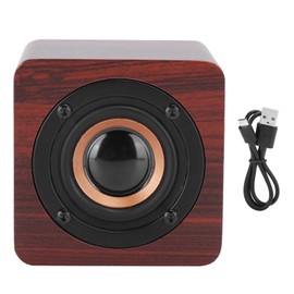 Bluetooth Mini Speaker Portable Wood Wireless Loudspeaker Sound System 3W Outdoor SpeakerBed Wooden