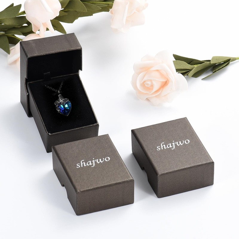 shajwo Butterfly Heart Cremation Jewelry Urn Necklaces for Ashes for
