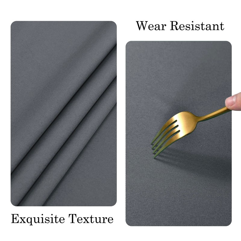 XWZO Table Cloth Rectangular Solid Table Cover Water Resistant Table