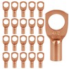 Pack of 20 Cable Lugs 10 mm2 Pipe Cable Lug