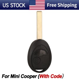 Unbranded For 2002 2003 2004 2005 Mini Cooper New 2Button 315MHZ Remote Key Fob With Code