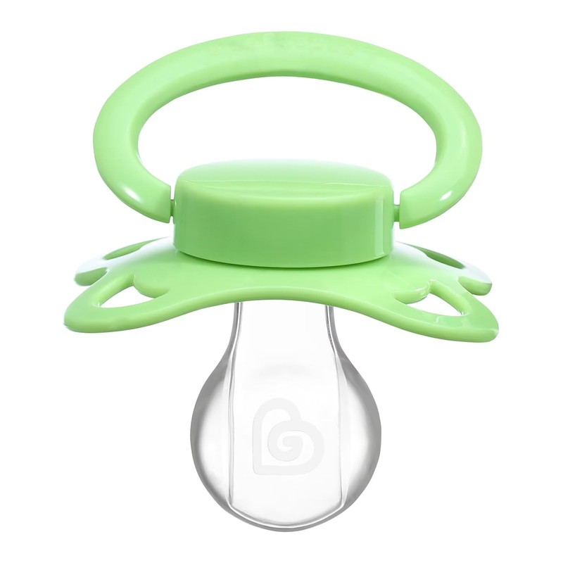 Landofgenie Large Teat Shield Dummy for Adults Green