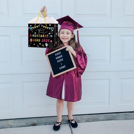 HEYINSHEN Kindergarten Graduation Gift Bag 13'' Kindergarten Graduation Goodies Bag for Kids Preschool Graduations Gift Bag with Tissue Paper and Handle 2025 Graduations Party Favor