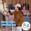 Stainless Steel Horse Tie Ring Set – Includes Mounting Hardware