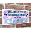 Beenanas Welcome to My Gaming Room Gamer Door Sign Plaque