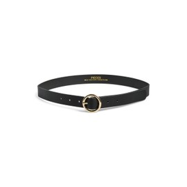 Pieces Women's PCBONNA Jeans Belt NOOS, Detail: Gold Buckle/Black, 90