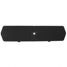 Protector contra Salpicaduras para Fregadero de Cocina,de Silicona para Grifo, Bandeja Colectora de Goteo, Alfombrilla de Secado para Grifo de Fregadero de Cocina, Soporte para