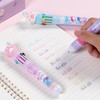 Clapoyis 3pcs 10 Colors Ballpoint Pen 0.5mm Animal Cat