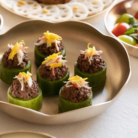 Notdam Bangjja Yugi Organic Flower Ball Extra Large / 놋담 방짜유기 유기 꽃볼 특대