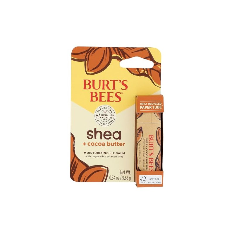 Burts Bees - Bálsamo labial de manteca de cacao y