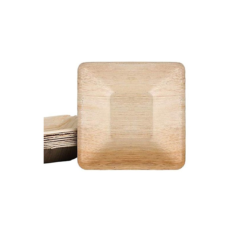 KOKA Palm Leaf Disposable Bowl Square Environmentally Friendly Disposable Tableware