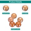 sourcing map Acrylic Beads,5pcs Round Acrylic Gemstone Pink 0.23lbs (0.98")