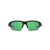 Oakley Men's OO9363 Flak Beta Rectangular Sunglasses, Matte Black/Green, 64mm