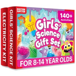 Doctor Jupiter Girls’ Science Gift Set for Ages 8+ | Ultimate Science Kit & Electricity Kit | Birthday Gift Ideas for 8-9-10-11-12-13-14 Year Old Girls | STEM Learning & Education Toys