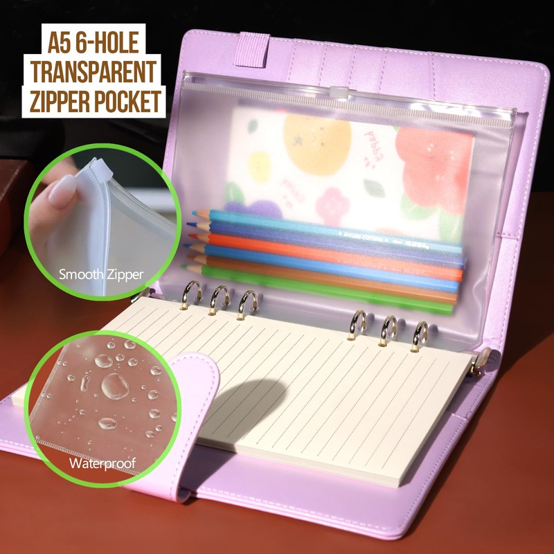 FANDAMEI A5 Refills Lined Paper Set - A5 Refill Pad