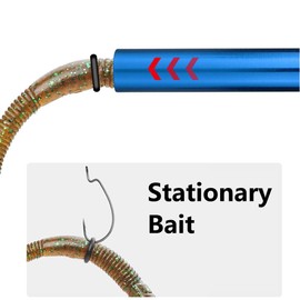 Wacky Worm Fishing Tool 300 Pieces Worm O Rings Set - Wacky Rig Ring Tool Fishing Bait Rigs, Fishing Accessories for Senko Stick Baits (Silver)