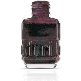 Duri Nail Polish, 632 Currant Temper, Burgundy Teal Metallic Glitter Shimmer Lacquer Semi Sheer Coverage, 0.5 fl.oz.