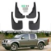 Unbranded Mud Flaps Kit for Nissan Frontier 2005-2015 Black Front