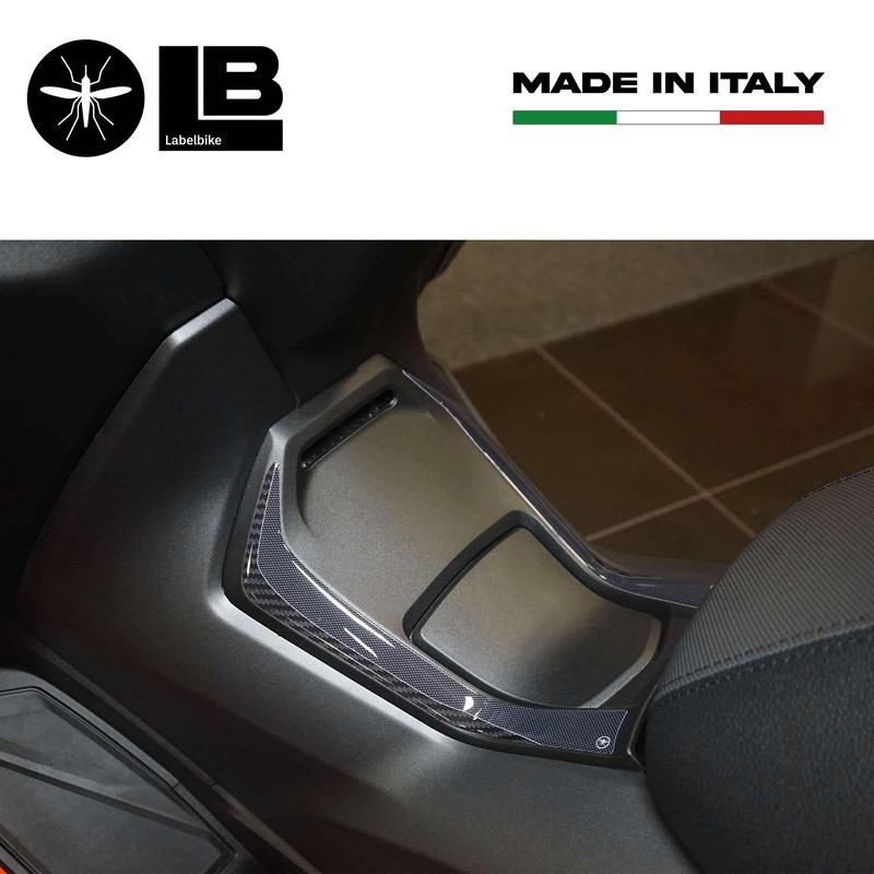 labelbike - 3D Resin Sticker Side Front Footrest Compatible with