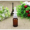 6 Pcs 10ML 0.34OZ Empty Refillable Brown Glass Nasal Spray