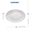 Luminarc Diwali Marble Dessert Plate Opal Set of 6