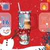 qoepfnsh Christmas Tumbler 40 oz Christmas Tumblers with Handle and