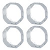 OHLECTRIC 4" Square Steel Work Box Extension Rings (4 Pack)|