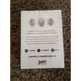 Stellar Factory Strawberry Sunset: A Sweet & Simple Card Game Light Strategy Game for 2-4 People