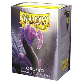 Dragon Shield Dual Matte Orchid Standard Size 100 ct Card Sleeves Individual Pack