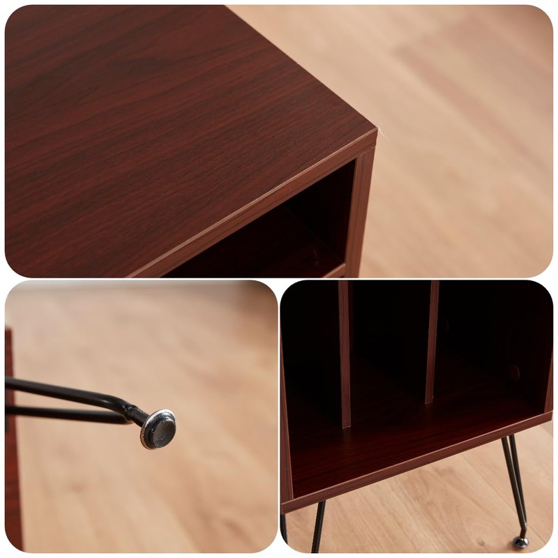 FONTOI Record Player Stand with Storage Space, Turntable Stand Record
