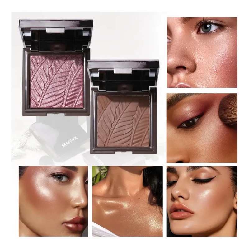 Set 6 Polvo Compacto Corrector Larga Duracion Mate --
