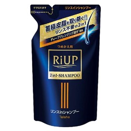 Riup 【Cosmetics】Taisho Pharmaceutical Smooth Rinse-in Shampoo Refill 350mL/ Accumulated Sebum Rinse-Free 2-in-1 Deep Cleansing Ingredients Amino Acid Surfactant Scalp Odor Itch Accumulated Sebum