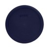 Pyrex Blue Plastic Cover fits 6 & 7 Cup Round