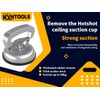 KVNTOOLS 260 lbs Dent Puller Suction Cup,Aluminum Dent Puller/Tile Suction