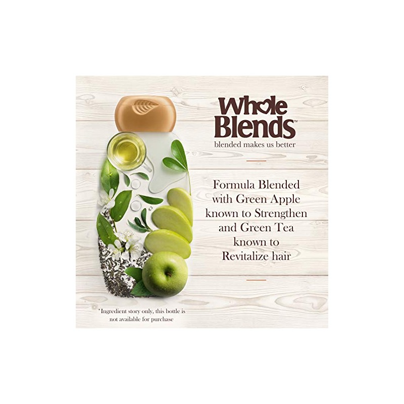 Garnier Whole Blends Shampoo with Green Apple & Green Tea