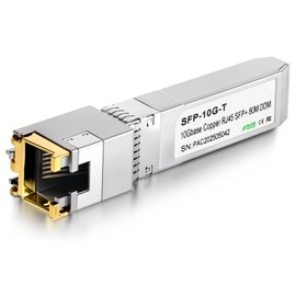 OFFCUP 10GBASE-T SFP+ RJ45 Copper Transceiver up to 80m, 10G SFP+ to RJ45 Module Compatible for Cisco SFP-10G-TS Ubiquiti UF-RJ45-10G Netgear Mikrotik D-Link Supermicro Other Switches