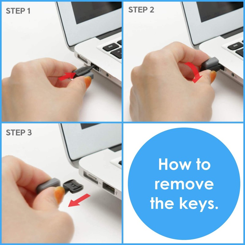 エレコム(ELECOM) セキュリティワイヤーUSBポートガード/本体1個ストッパー6個セット ESL-USB1