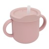 Silicone Sippy Cups Double Handles Lightweight Toddler Training Cup with