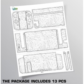 Skin Sticker Compatible with NTD Switch Cover - Cyber, No Bubble, Full Protection, Removable