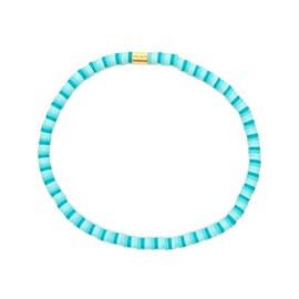 Pura Vida Anklet Seascape Vinyl Disc Stretch Anklet Womens Ankle Bracelet, Tides