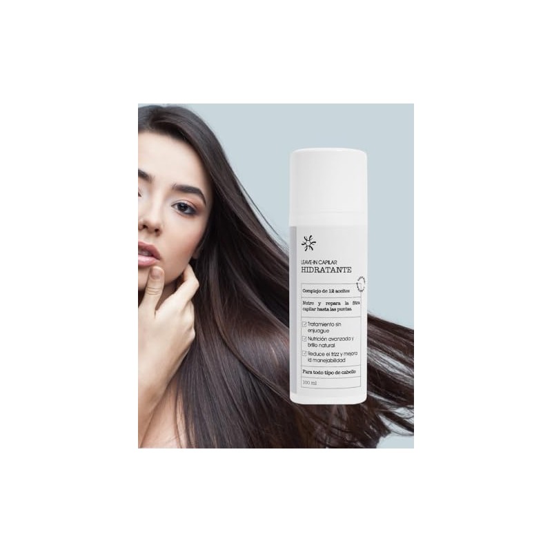 Leave-in Capilar Hidratante con Complejo de 12 Aceites, Tratamiento sin