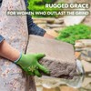 VGO 3 Pairs Women’s Gardening Gloves - Non-Slip Nitrile Coated,