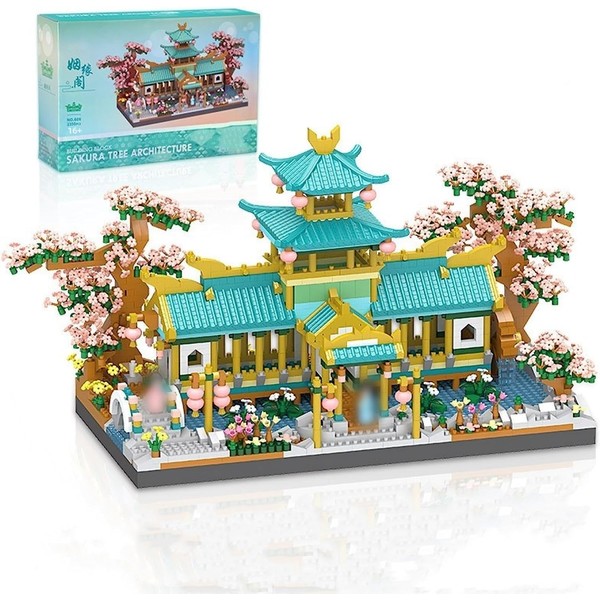 Chinese Classical Garden Building Blocks, 2350 Pcs Chinese Architecture Creative