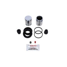Bigg Red - Front Brake Caliper Repair Seal Kit and Piston - Compatible with Elgrand 1997-2002, X-Trail 2001-2008
