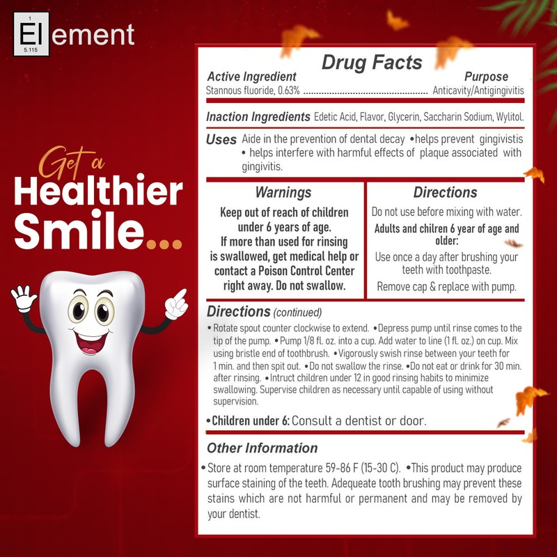 Stannous Fluoride Mouthwash - 10 Fl. Oz. 0.63% Antimicrobial Perio