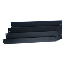 Adam Hall 19 Inch Parts 8721 Rack Panel 1 HE Aluminium Black