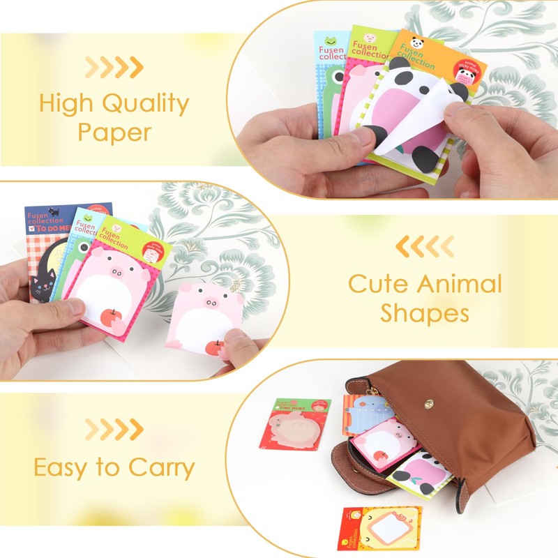 NEUTYPECHIC Pack of 24 Sticky Notes Sticky Notes Funny with