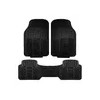 3pz Tapete Uso Rudo Grueso Chevy Silverado 1500 2001 Negro
