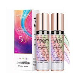 2 prebases de poros, suero facial corrector del tono de la piel, prebase de maquillaje facial de un solo paso, crema aislante invisible               