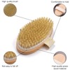 Firschoie Hemu Dry Brush, Natural Bristles, Body Brush for Removing